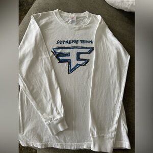 Supreme Faze Shirt Mens Medium Long Sleeve Team Streetwear Influencer